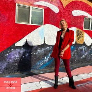 [SOLD] Vintage Laura Gayle Red Blazer